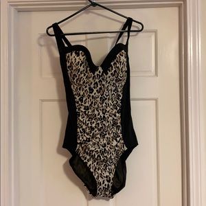 Leopard print swimsuit